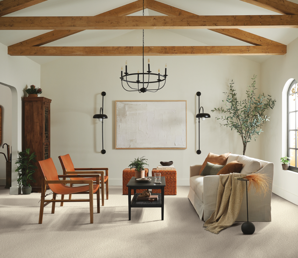 carpet installation in living room